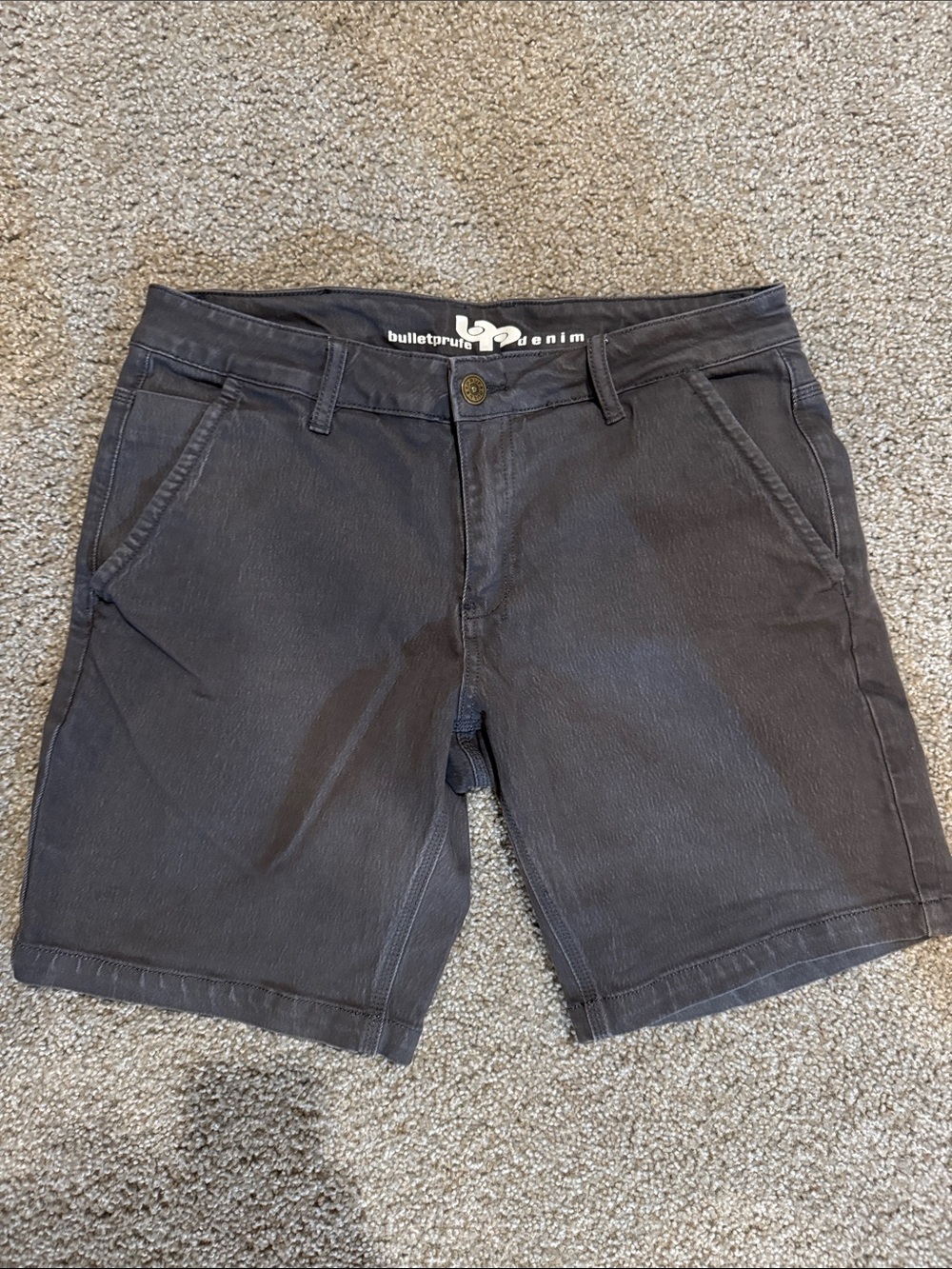 Men's Charcoal Chino Shorts